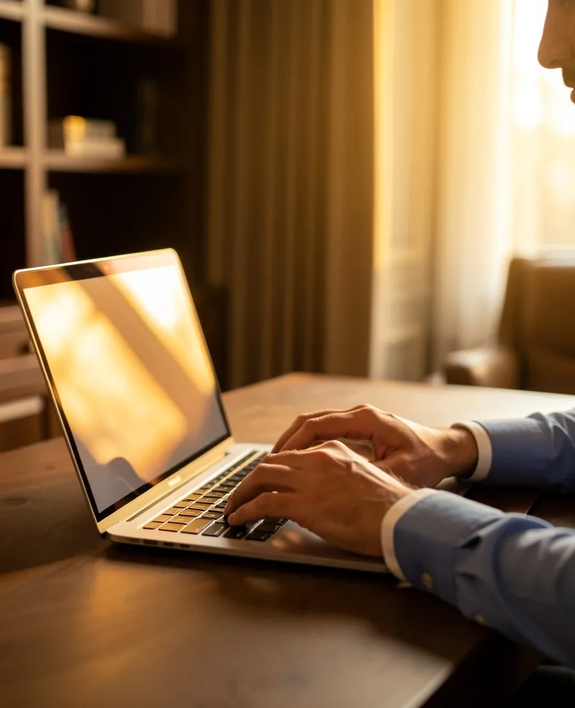 Browser privacy settings on laptop